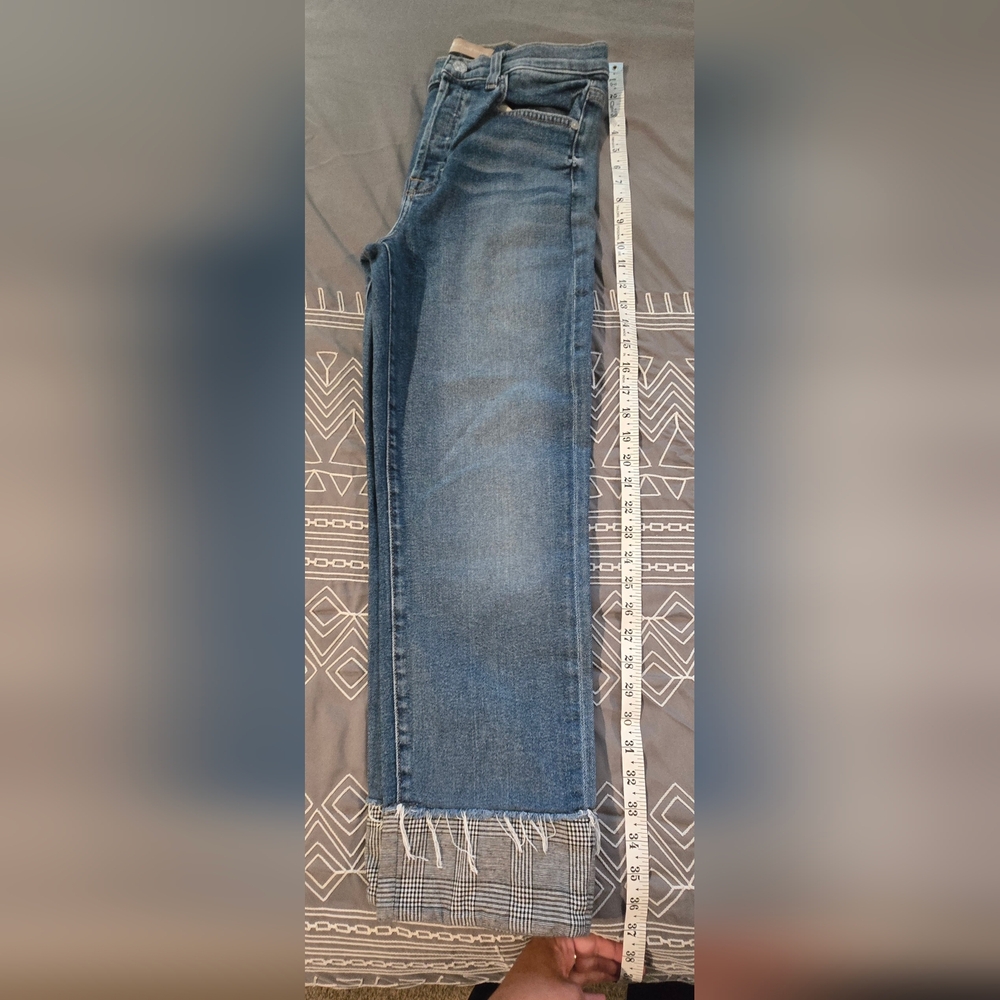 7 For All Mankind Luxe Vintage Slim Boyfriend Cropped Style Size 29 - Picture 2 of 12